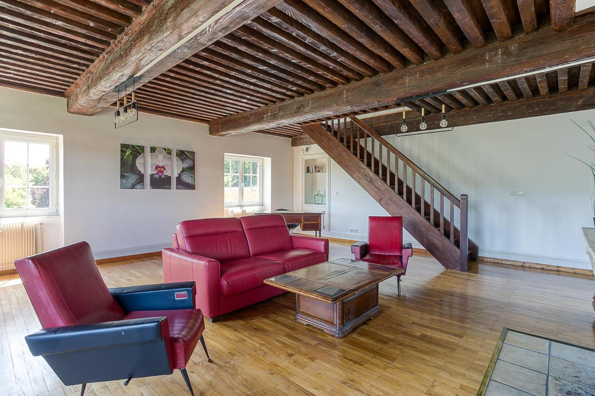 Sejourner Au Chateau De La Roue Grand Appartement Lissieu Ngoại thất bức ảnh