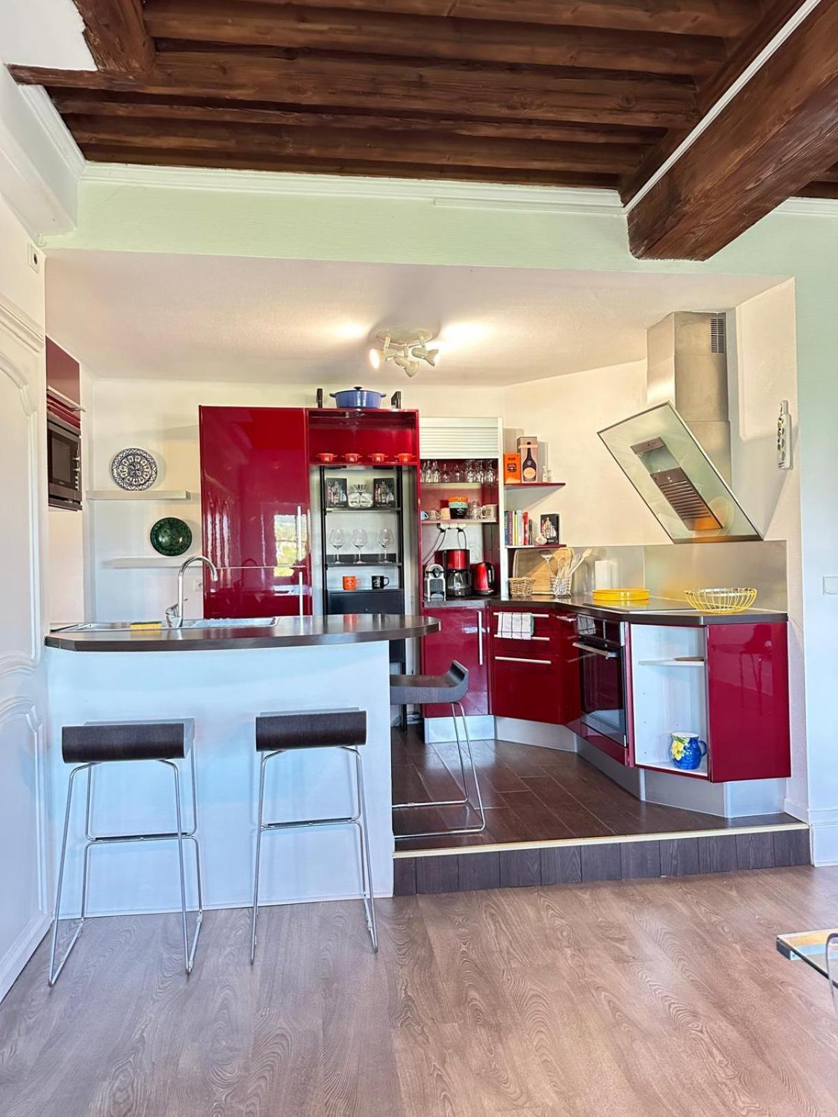 Sejourner Au Chateau De La Roue Grand Appartement Lissieu Ngoại thất bức ảnh